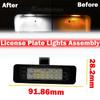 2PCS White Error Free LED License Plate Light For Ford Mustang Flex Focus Fusion Taurus Mercury Milan Lincoln MKS MKZ MKT MKX