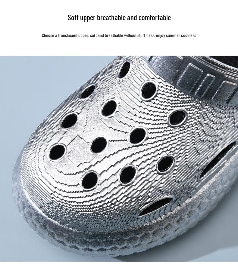 2025 Summer Lightweight EVA Clog Sandals for Men - Non-Slip, Wear-Resistant, Versatile, and Casual with a Thick Sole.