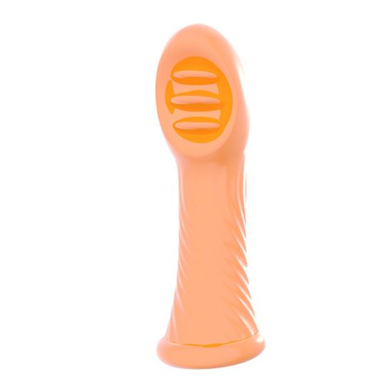 Finger Cot Low Noise Reduction Multiple Stimulation TPE Clitoris Finger Massager for Couple
