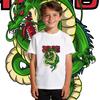 Kids Dbz Shen Long Anime Print T Shirt Pure Cotton Soft Breathable Short Sleeve Shirt for Boys and Girls Summer Casual Wear