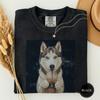 Funny Husky Iced Coffee Shirt, Husky Coffee Tee, Husky Mom Gift, Dog Iced Coffee Tee, Husky Lover Gift, Funny Coffee Shirt, Coffee Tee