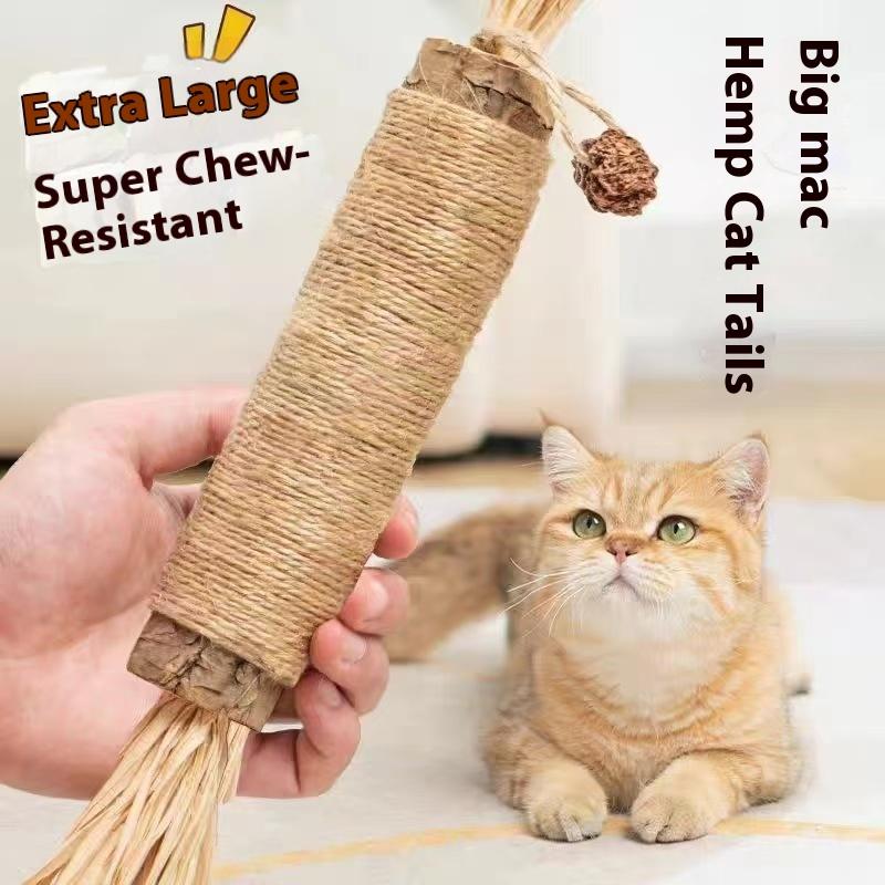 Wood Polygonum Cat Toy Cat Teaser Stick Molar Stick Clean Mouth Self-hi Relieve Boredom and Bite-resistant Cat Supplies Cat Toys