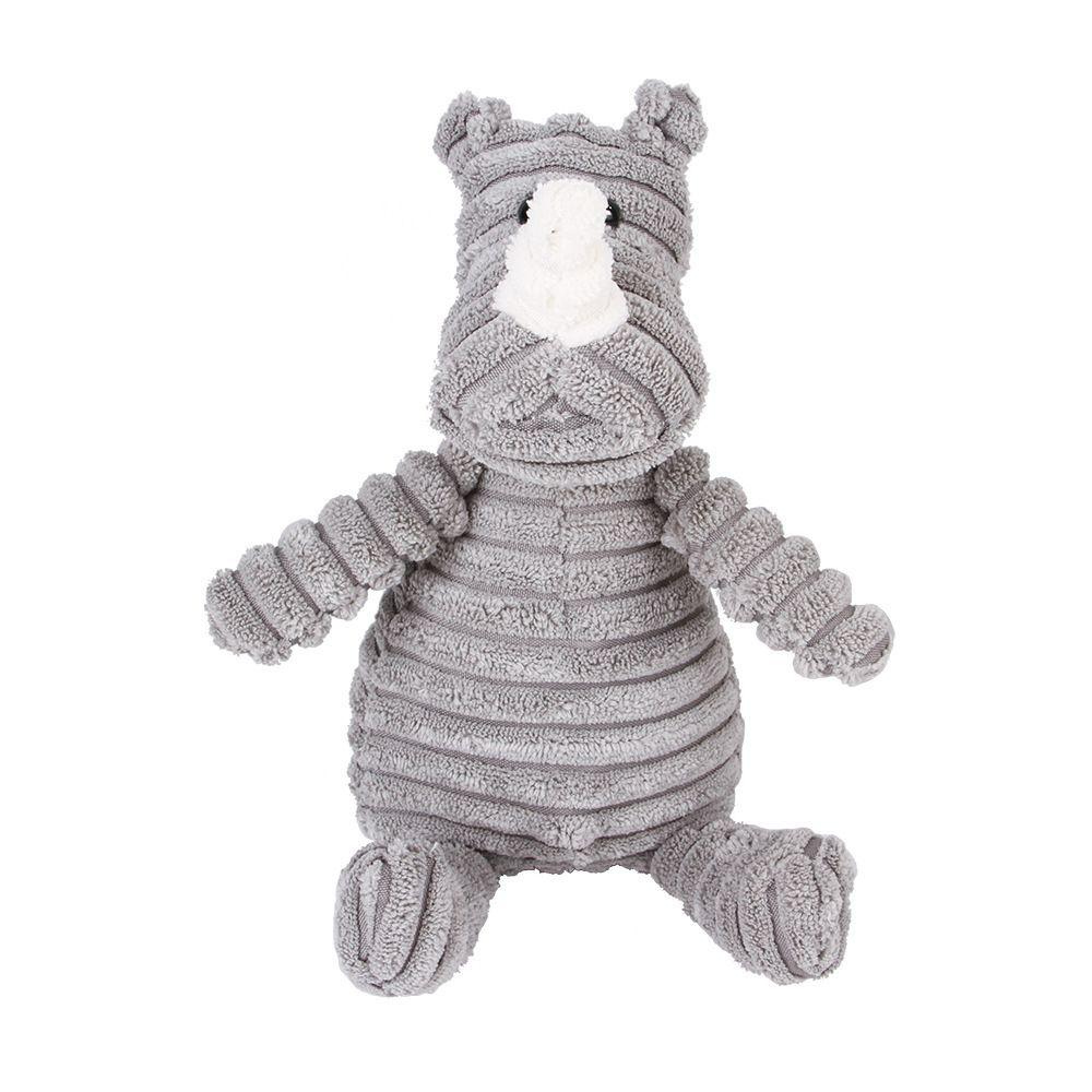Corduroy Dog Toys For Small Large Dogs Animal Shape Plush Pet Squeaky Puppy