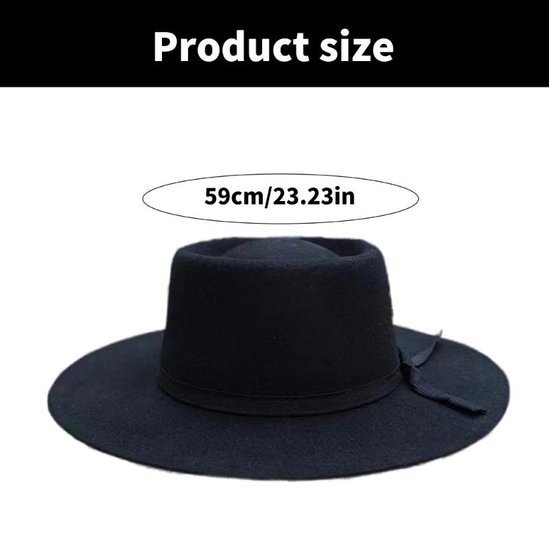 Dramatic Performances Hat Fancy Dress Hat Artistic Youth Hats Vintages Western for Every Occasion