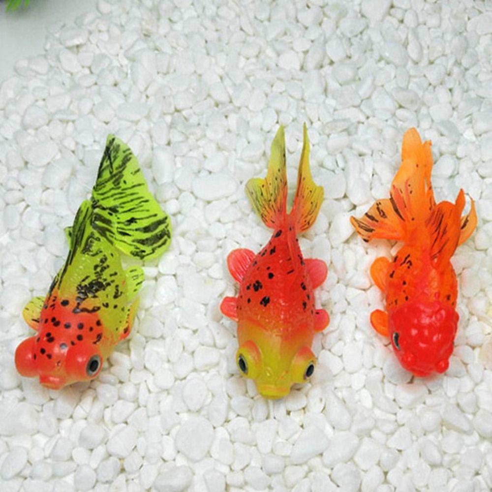 Goldfish Luminous Fish Tank Landscape Simulation Fish Underwater Ornaments Artificial  Fish