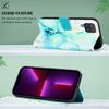 Flip Case For Fundas Samsung Galaxy A04E A12 A13 A14 A22 A24 A32 A33 A34 A52 A52S A53 A54 A73 5G Marble Color Wallet Cover D03G