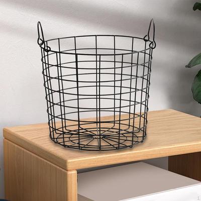 Eisen Lagerung Korb 8,27 zoll x 7,87 zoll Wäsche Korb Container Multifunktionale Bins