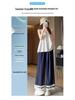 2026 New Women's Double-Layer Lace Patchwork Wide-Leg Pants - Slimming, Loose, Versatile Summer Style
