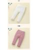 Infant & Toddler Ribbed Leggings: Elastic Slim Fit for Spring & Autumn - Solid Colors