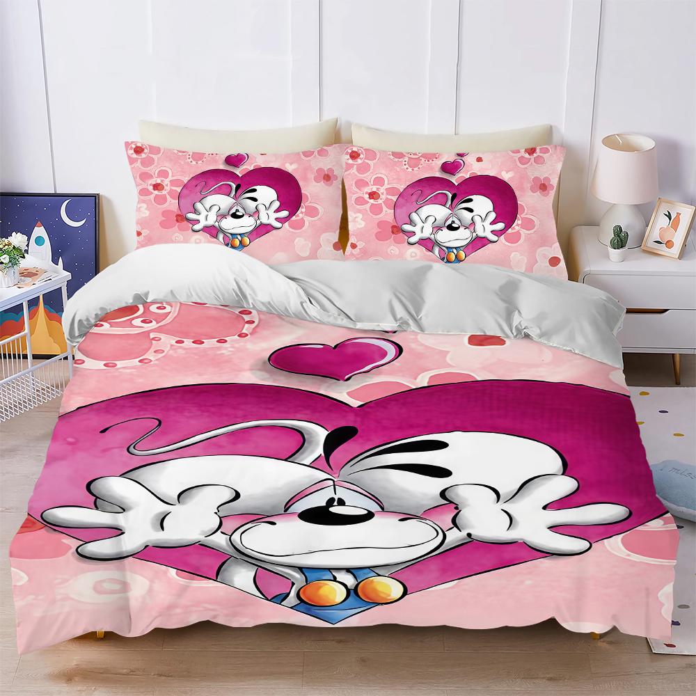 Cartoon Cute D-Diddl Duvet Cover Set Soft Wash Bed 3 Piece Summer Comfortable Student Dormitory Home Baby Bedding Best seller