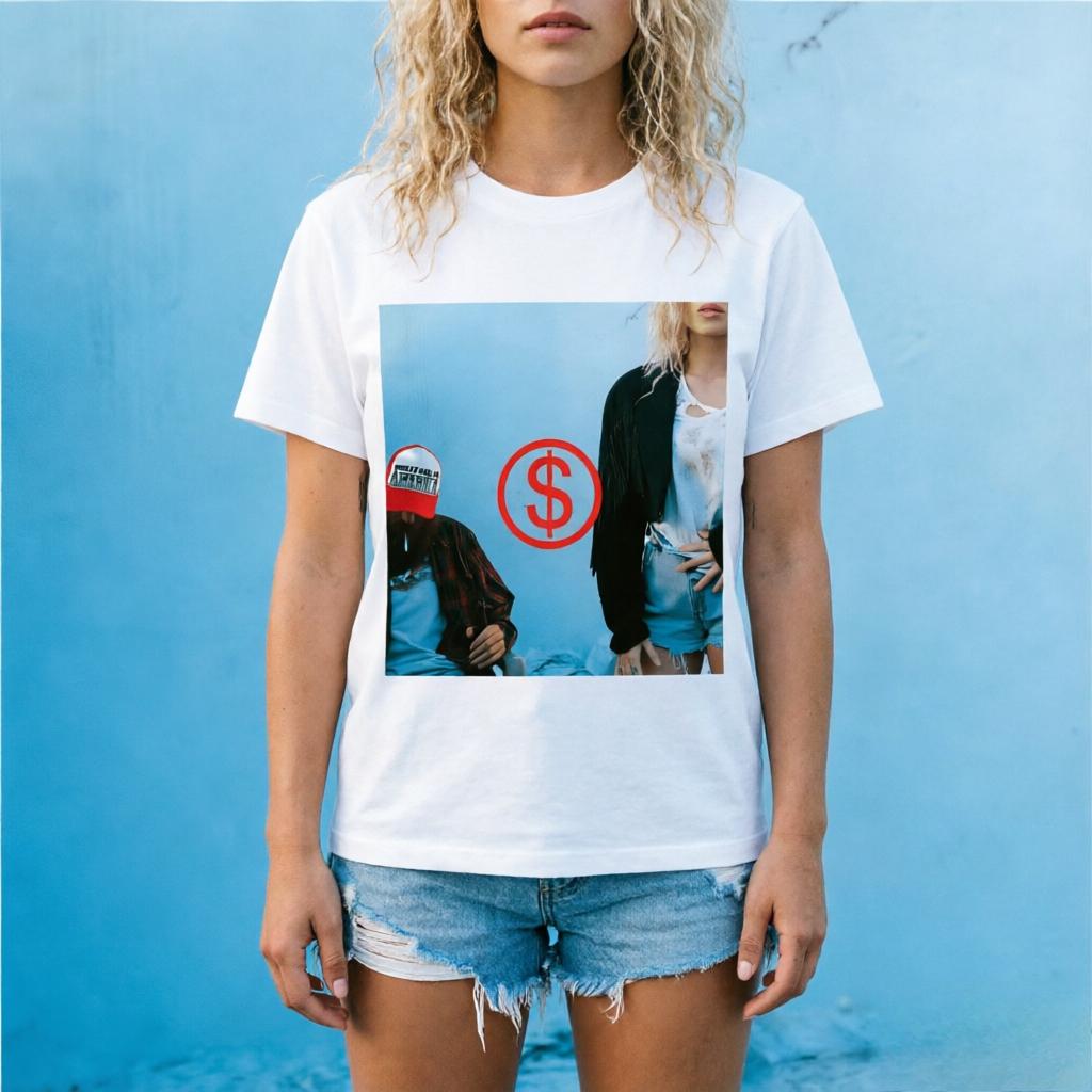 

Dollar Sign Street Style Couple Graphic Oversized T Shirt Unisex Women Y2k Hypebeast Streetwear Short Sleeve Crew Neck Tops 2026 S