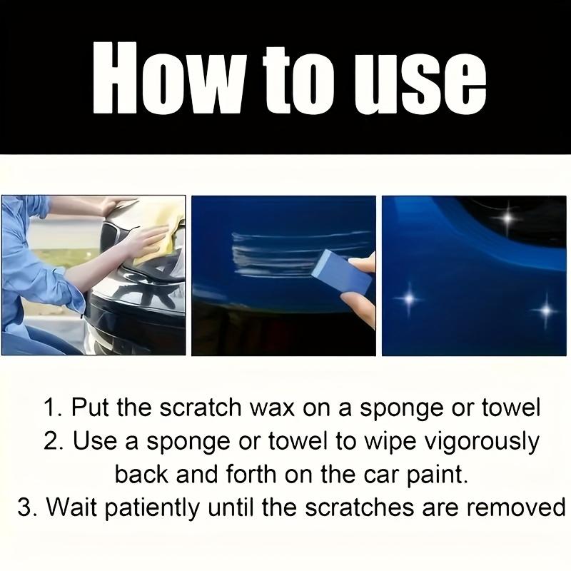 Scratch Repair Wax, Quick Scratch Repair Wax for Car Polishing and Waxing | Suitable for All Vehicle Repair Creams, Compatible with Plastic Surfaces