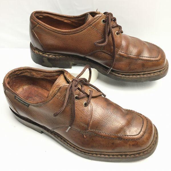 

Paraboot Vintage Model Leather Low Boots Dark Brown size 27.5-28.5 Men s