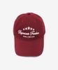 VTWO Star Basic Washed Cotton Ball Cap (Burgundy)