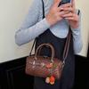 Style Woven Pu Handbag With Zipper Closure For Daily Use