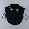 Detachable Lapel Collar False Elaborate Girls Collar Accessory Jeweled Collar Graceful Art Decorative False Shawl