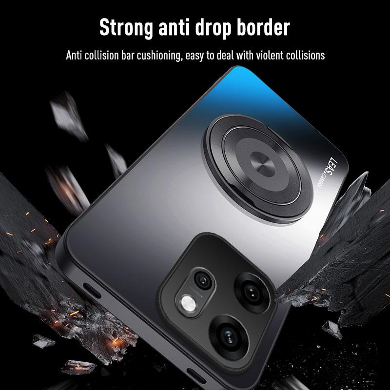 Pro Oppo Reno 6 8 10 11 12 13 13F 14 14F Find X8 X7 Ultra X6 X5 Pro Magnetický kroužkový stojánek Zadní kryt na telefon Kroužek Kryt na ochranu objektivu