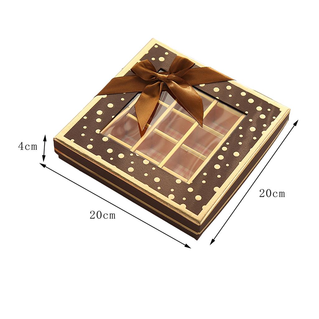 9/25 Grids Chocolate Display Box Trendy Candy Box for Wedding Holiday Valentines Day Christmas  Party Supplies