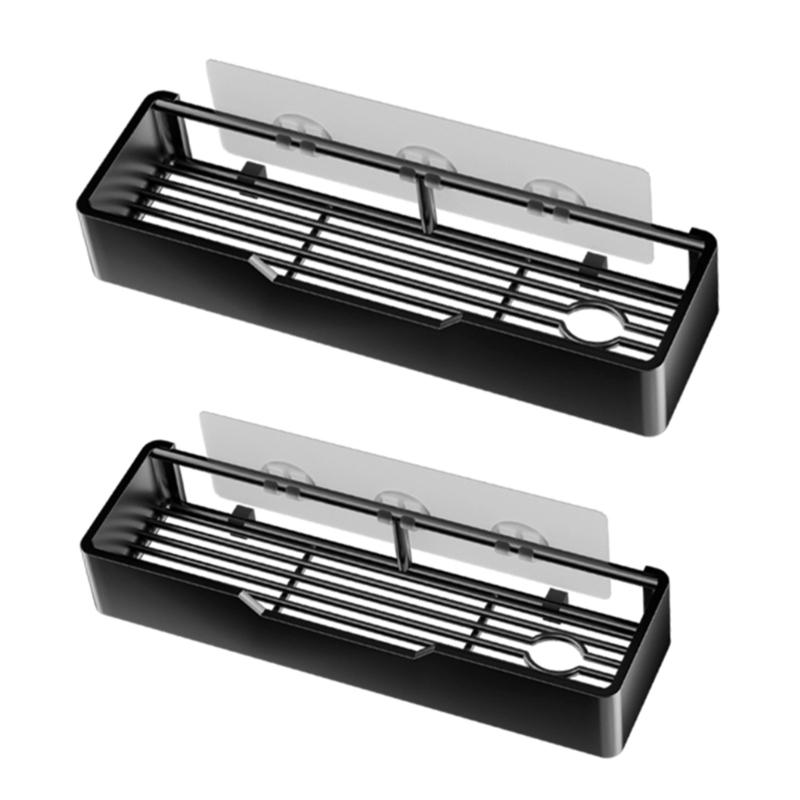 

Shower Shelf Not Drilling Shower Shelf Shampoo Holder for Shower Bathroom Organisers with Soap Dish Adhesive Stand 2pcs 1