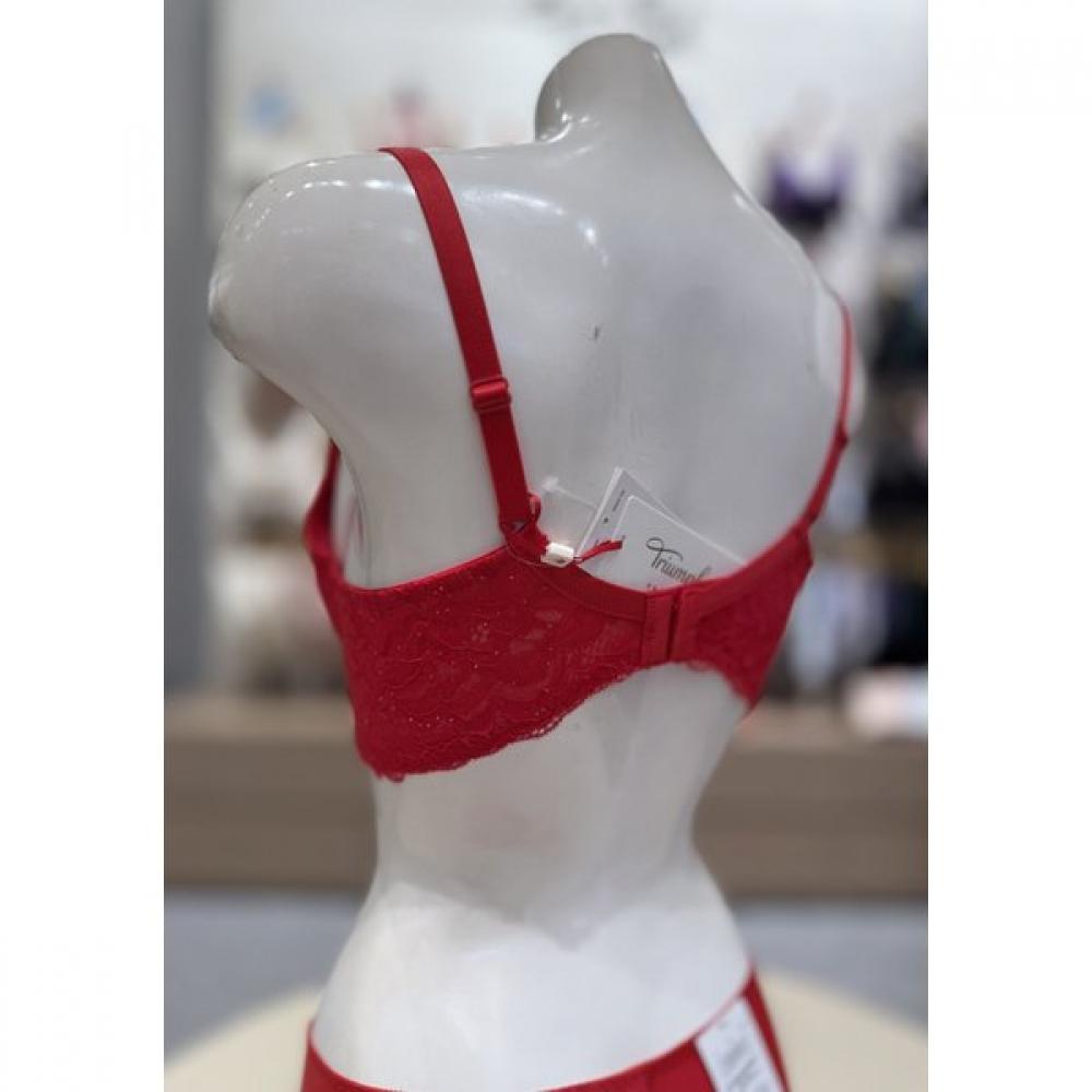 Triumph Premium Dreaming Sequin Bra Red Tewbr811rd
