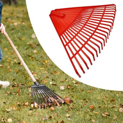 Głowica grabi ogrodowych do liści Narzędzie ogrodnicze do usuwania 42x34cm Lekka do wiosennych krzewów trawy