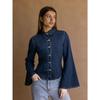 Women's European Fit Stretch Denim Jacket - Spring/Summer Bestseller in Blue