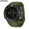 Sanda Men's Large Display Waterproof Sport Watch