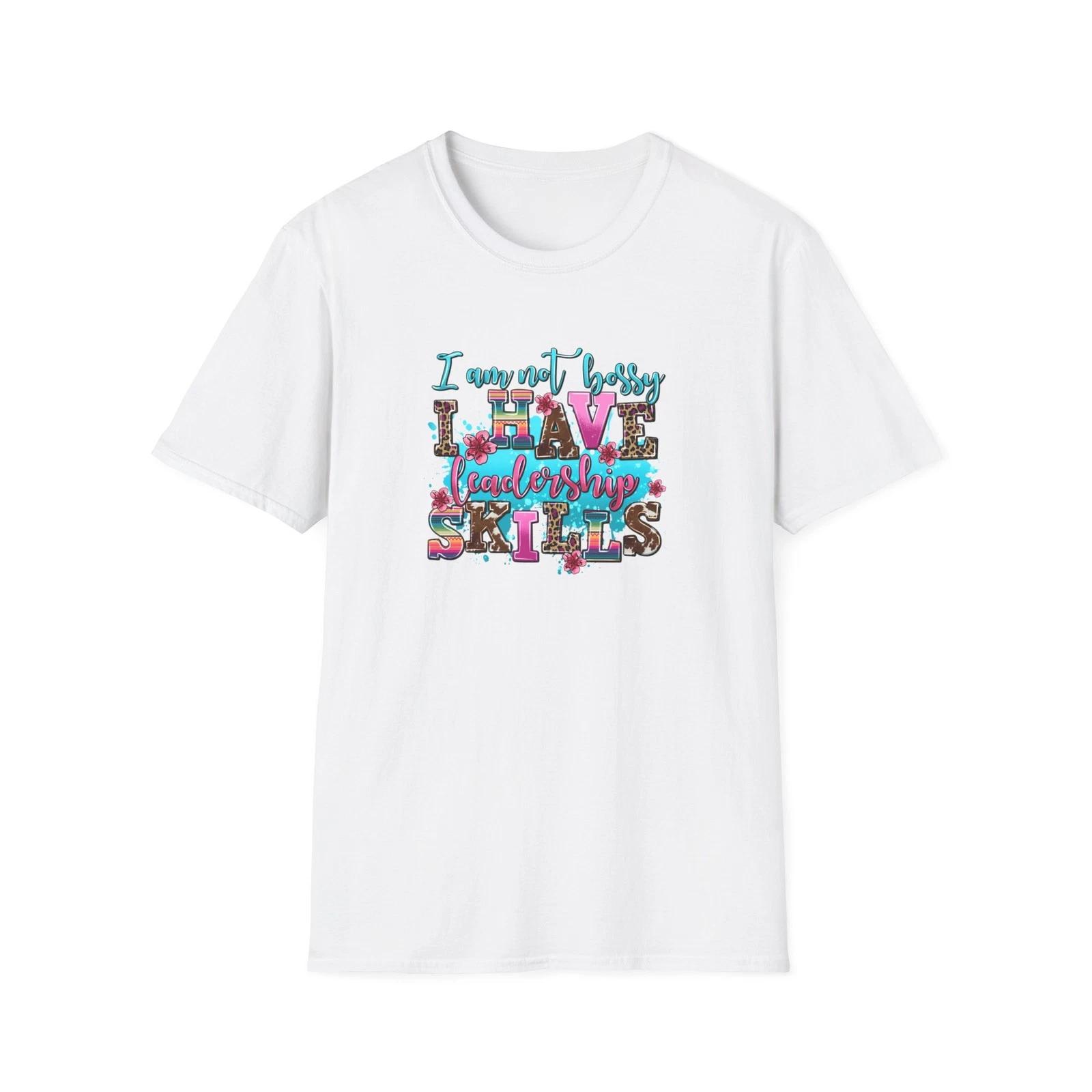 

I Am Not Bossy Unisex Softstyle T-Shirt, Motivational Tee, Leadership 3XL