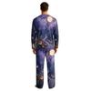 Men's Halloween Pajama Set Long Sleeve with Button Fly and Elastic Waist Drawstring for Sleepwear