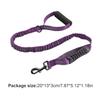 Reflective Dog Lead Shock-Absorbing Elastic Dog Lead High-Density Pet Lead With Handle Wear-Resistant Dog Lead For Walking