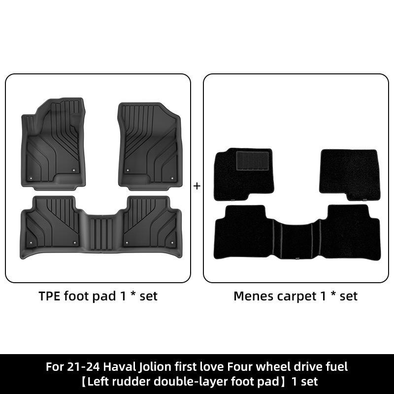 Eco-Friendly TPE Car Mats for 2021-2024 Great Wall Haval Jolion/First Love