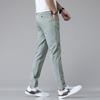 Colors Spring Summer Ultra-thin Men's Stretch Slim Straight Casual Pants Fashion Breathable Golf Sports Trousers