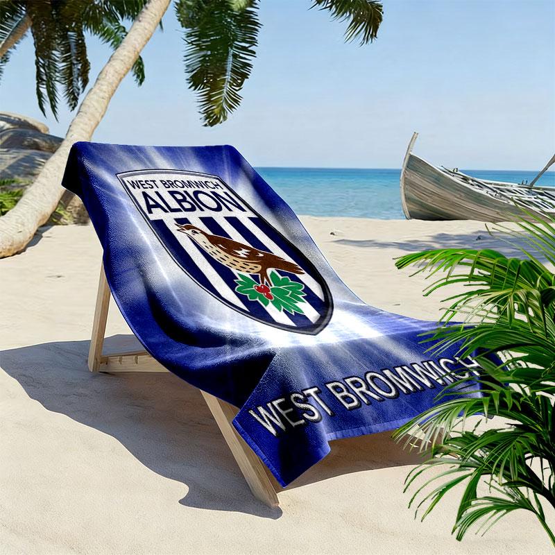WestBrom Beach Towel, Large Soft Quick Dry Towel for Beach Camping Swimming
