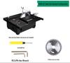 400W Portable Mini Table Saw for Woodworking - Compact Sliding Electric Saw