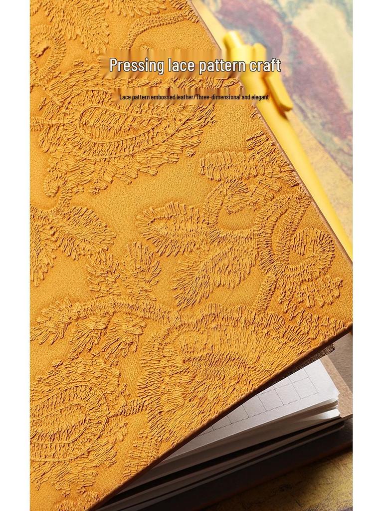 A6 Retro Stamped High-Value Diary and Small Notebook