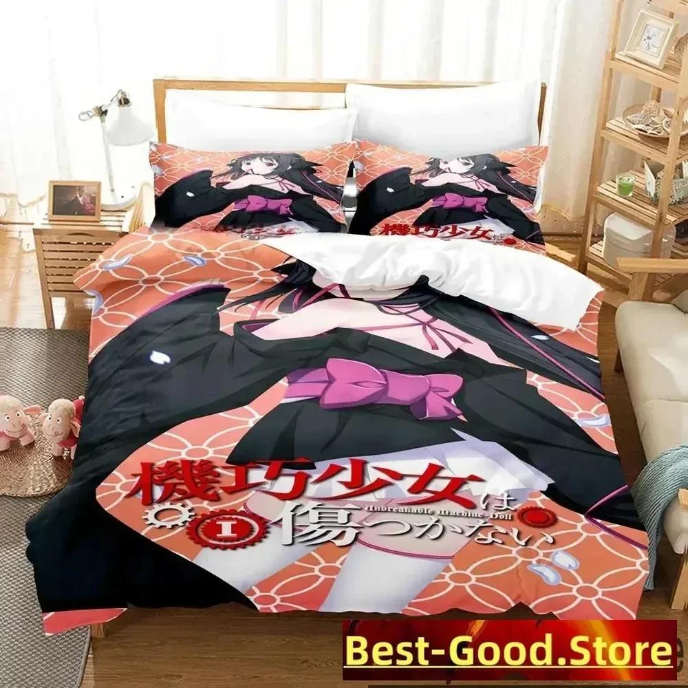 Comforter Anime Unbreakable Machine-Doll Bedding Set Bed Set Comforter King Queen Size Boys Adult