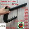 High Quality 600mm Black Intake Pipe Radiator Pipe Silicone Hose With 2 Clamp ID30-100mm Cooling Hose High Temperature Pressure