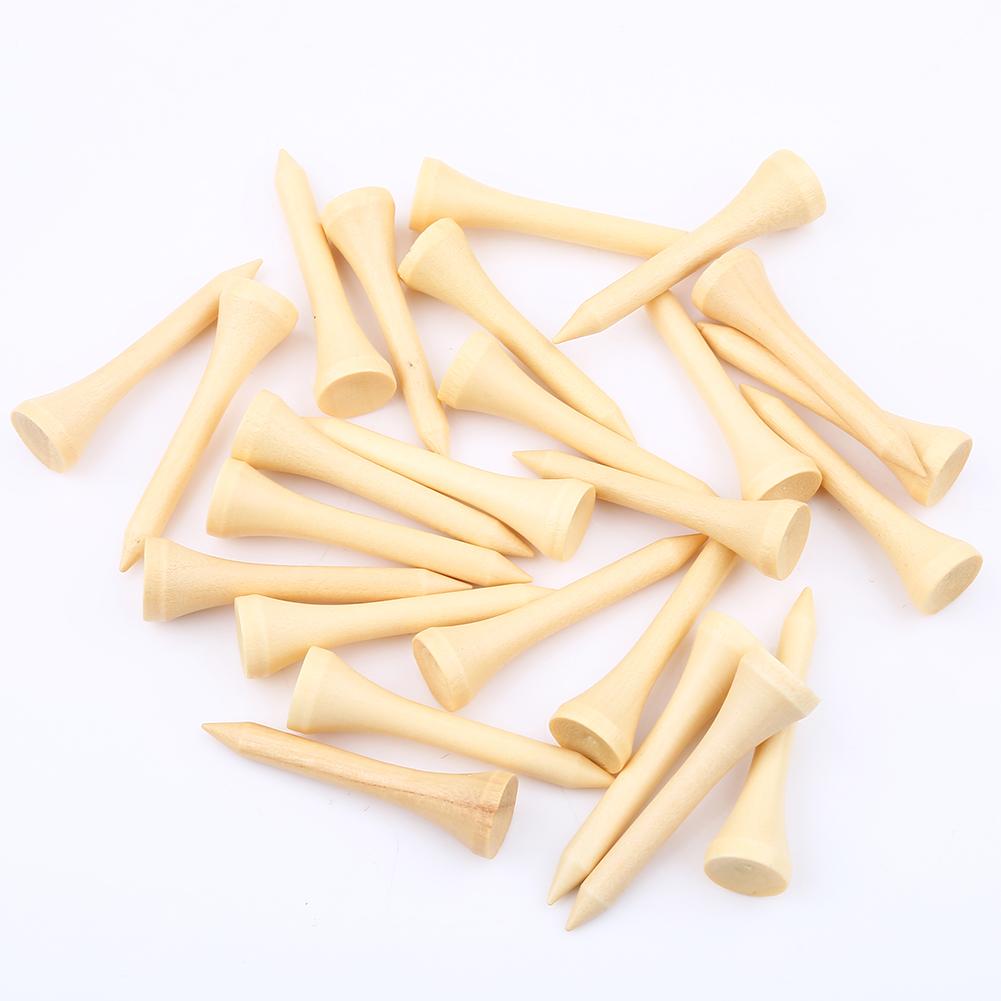 Wooden Environment Friendly Golf Tees 100pcs 1 Pack (4.2cm)