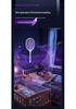 Rechargeable Electric Mosquito Swatter & Lamp with Wall-Mounted Charger and Automatic Luring Repellent.