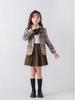 Children's British Academy Style Plaid School Uniform Set - Spring & Autumn