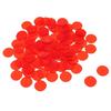 100Pcs 19mm Bingo Chips Transparent Color Counting Math Game Counters Markers