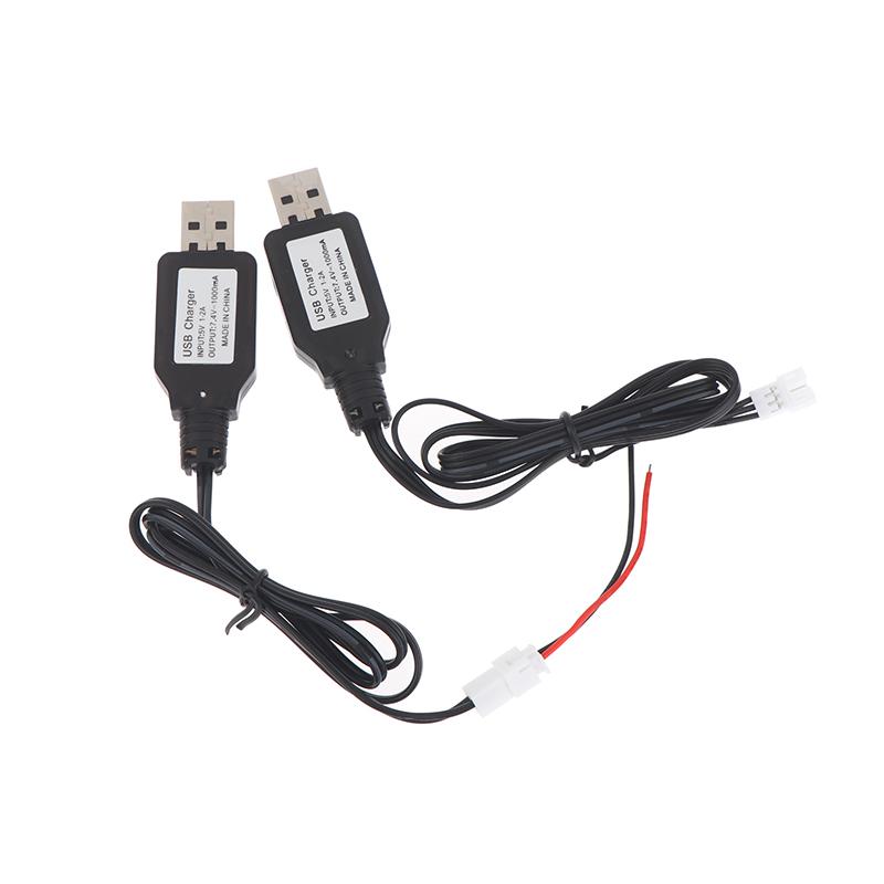 7.4V (3.7V X2) Usb Charger Cable Sm-4P Li-Ion Battery Electric Forward/Reverse Rc Toys Car Boat Usb Charger