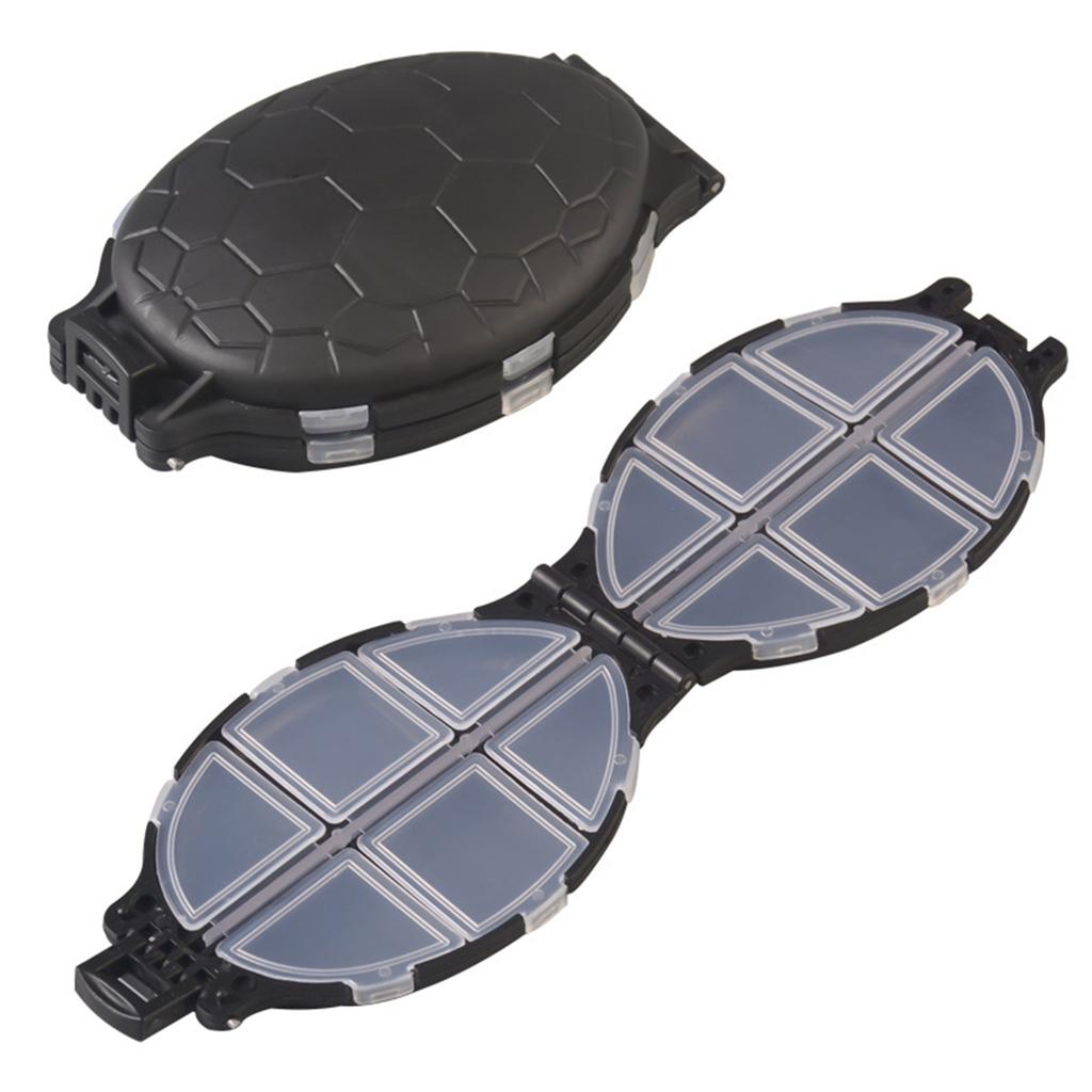 Plastic Fishing Tool Box Tool Organizers Light Weight Tackle Storage Box Double Sided Baits Lures Box Easy To Carry