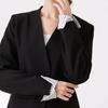 Fashion Versatile Wristband and Detachable Collar Set Shawl Versatile Lapel Detachable Collar Shawl for Dress Shirt