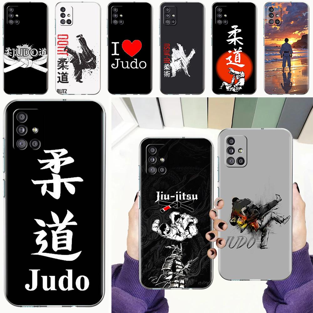 Hülle Für Samsung A15 A13 A35 A55 A51 A71 A41 A31 A21S A03S A05 A17 A23 A25 A33 A53 A73 5G A07 4G Abdeckung Japanische Kampfsportart Judo