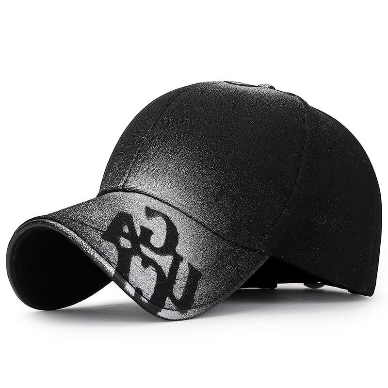 ZHENYUEQI Glitter Sandwich Brim Baseball Cap Adjustable