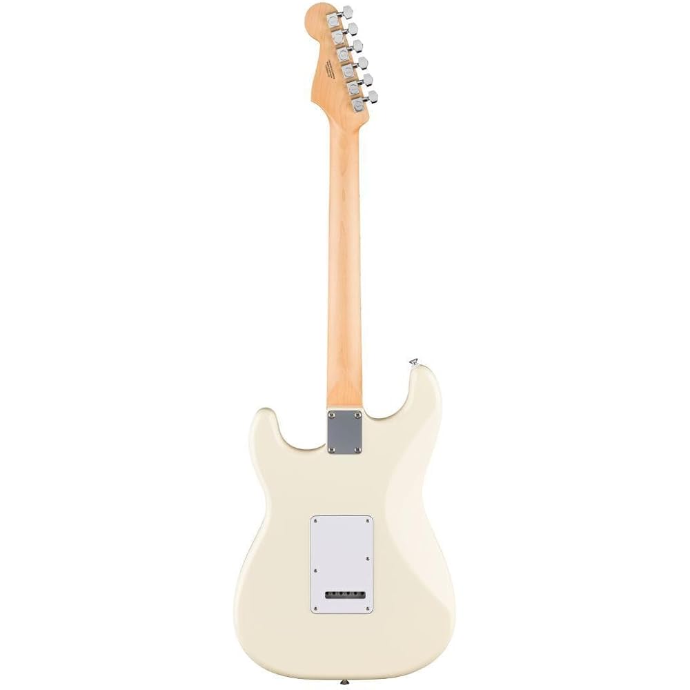 Fender Fender Electric Guitar Standard Stratocaster®, Maple Fingerboard, White Pickguard, Olympic...