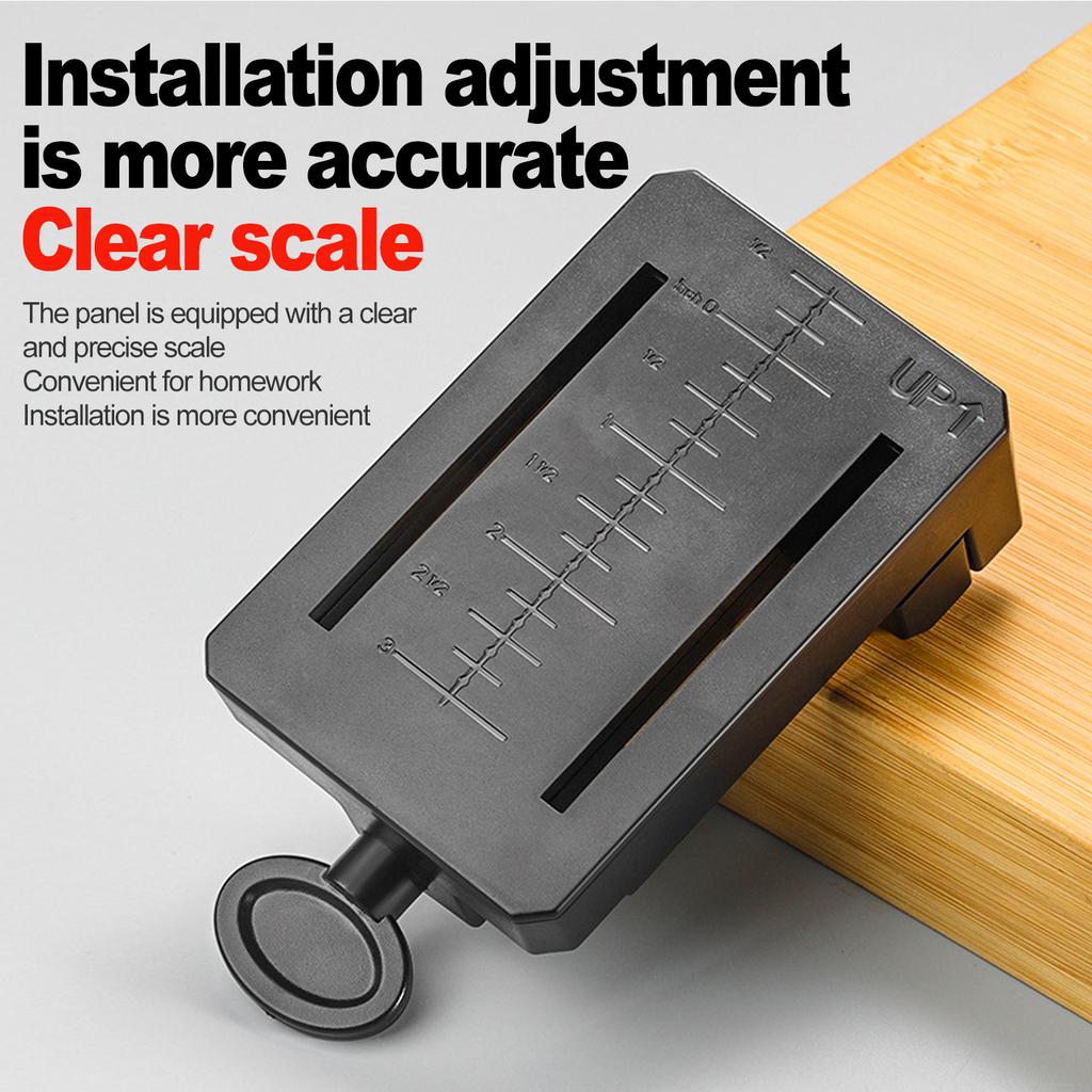 1Pc Multi Functional Woodworking Cabinet Door Installation Locator Adjustable Woodworking Auxiliary Fixed Installation Clip
