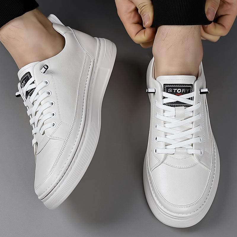 2025 Summer Little White Shoes New Ins Men's Shoes Street Shooting Casual Shoes Versatile Student Board Shoes Spot