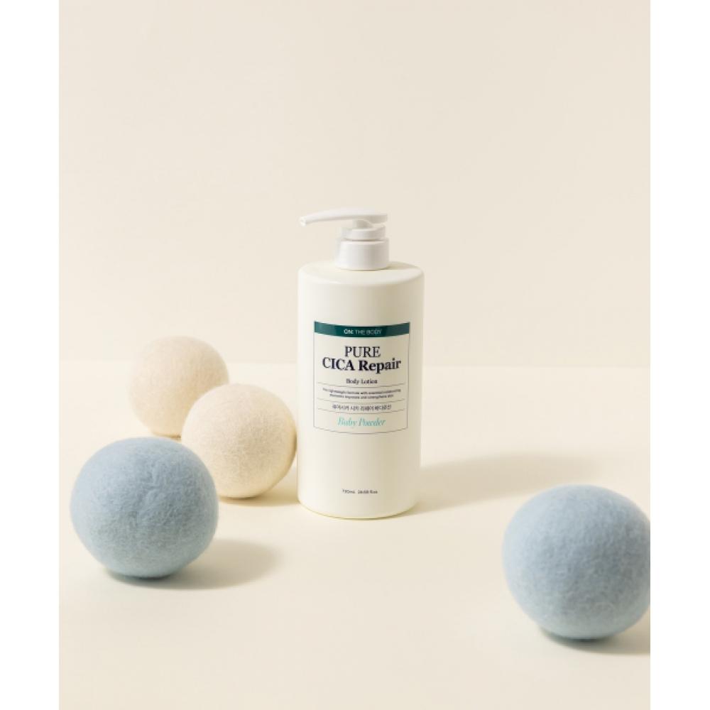 OntheBody Pure Cica Body Lotion Baby Powder 730ml